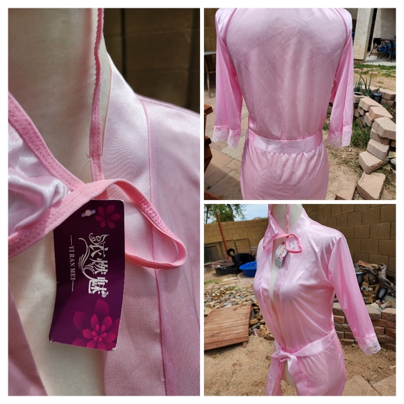 Pink Robe Med nwt - Picture 2 of 9